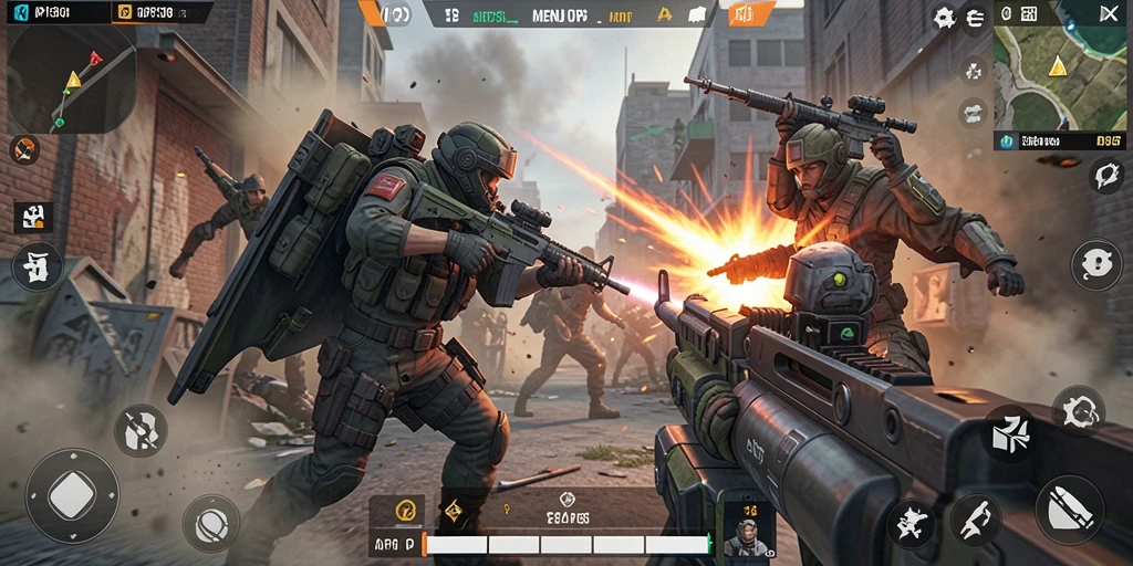 Tampilan gameplay seru dan intens dalam API36