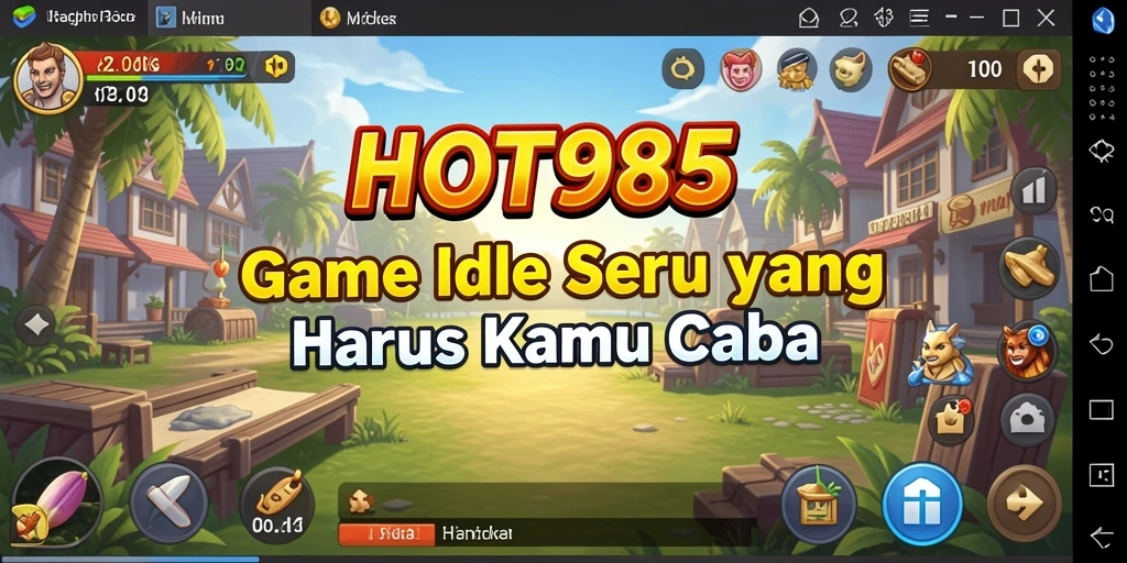 Tampilan screenshot HOT985 yang menunjukkan gameplay Idle yang menarik.