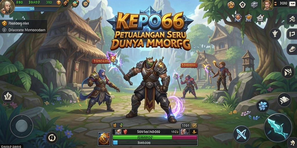 Screenshot utama KEPO66 yang menampilkan aksi seru dalam gameplay MMORPG.