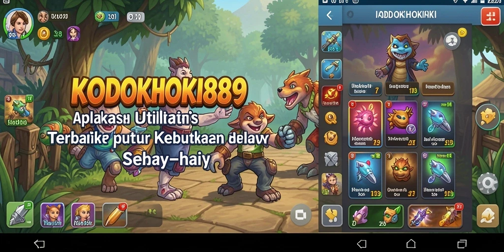 Tampilan antarmuka <strong>KODOKHOKI889</strong> yang intuitif dan mudah digunakan.