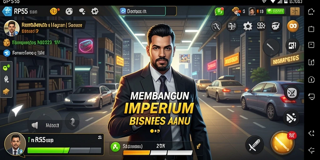 Tampilan gameplay RP55 yang menarik dan interaktif.