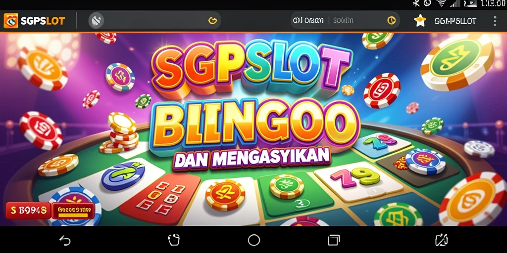 Tampilan gameplay Bingo yang mendebarkan di SGPSLOT.