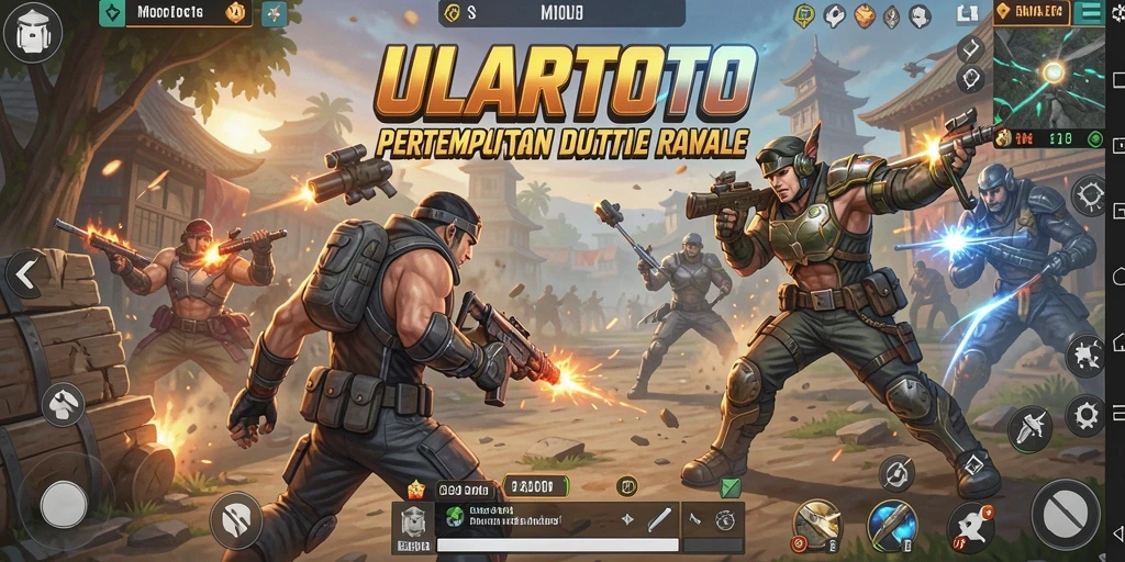 Gambaran gameplay intens dalam ULARTOTO mengajak pemain untuk bertempur.